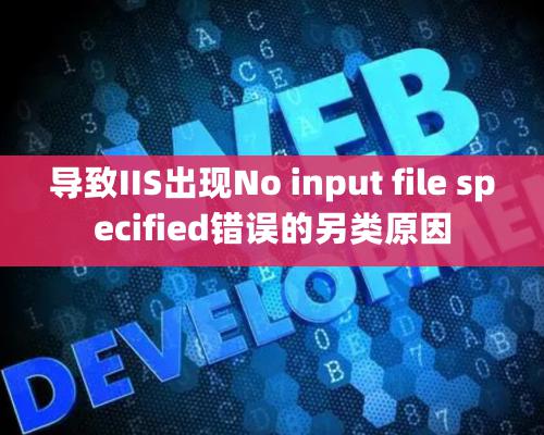 導致IIS出現No input file specified錯誤的另類原因